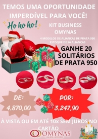 96 ALIANÇAS COD01,COD04,COD08,COD22,
20 SOLITÁRIOS.